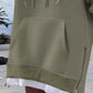 Kangaroo Pocket Hoodie with Side Zipper - Oh she Rose