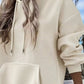 Kangaroo Pocket Hoodie with Side Zipper - Oh she Rose