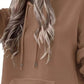 Kangaroo Pocket Hoodie with Side Zipper - Oh she Rose