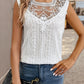 Lace Eyelet Sleeveless Top - Oh she Rose