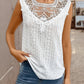 Lace Eyelet Sleeveless Top - Oh she Rose