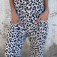 Leopard Sleeveless Jumpsuit with Pockets - Oh she Rose