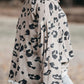 Leopard V - Neck Dropped Shoulder Sweater - Oh she Rose