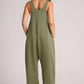 Lovelet V - Neck Wide Strap Overalls - Oh she Rose
