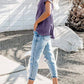 Notched Short Sleeve T-Shirt - Oh she Rose