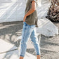 Notched Short Sleeve T-Shirt - Oh she Rose