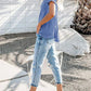 Notched Short Sleeve T-Shirt - Oh she Rose