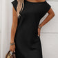 One Shoulder Mini Sweater Dress - Oh she Rose