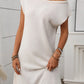 One Shoulder Mini Sweater Dress - Oh she Rose