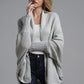 Open Front Batwing Sleeve Cardigan - Oh she Rose
