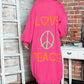 Peace and Love Duster - Oh she Rose