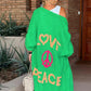 Peace and Love Duster - Oh she Rose