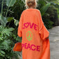 Peace and Love Duster - Oh she Rose