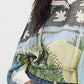 Perfectly Printed Sweatshirt - Oh she Rose