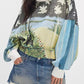 Perfectly Printed Sweatshirt - Oh she Rose