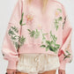 Perfectly Printed Sweatshirt - Oh she Rose