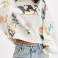 Perfectly Printed Sweatshirt - Oh she Rose