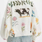 Perfectly Printed Sweatshirt - Oh she Rose
