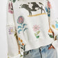 Perfectly Printed Sweatshirt - Oh she Rose