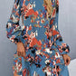 Printed Balloon Sleeve Mini Dress - Oh she Rose