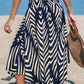 Printed High Waist Maxi Skirt - Oh she Rose