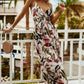 Printed Spaghetti Strap Maxi Dress - Oh she Rose