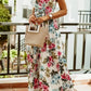 Printed Spaghetti Strap Maxi Dress - Oh she Rose