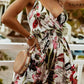 Printed Spaghetti Strap Maxi Dress - Oh she Rose