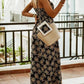 Printed Spaghetti Strap Maxi Dress - Oh she Rose