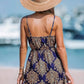Printed Spaghetti Strap Summer Beach Dress - Oh she Rose