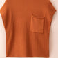 Pumpkin Spice Mock Neck Vest - Oh she Rose