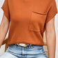 Pumpkin Spice Mock Neck Vest - Oh she Rose