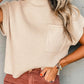 Pumpkin Spice Mock Neck Vest - Oh she Rose