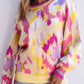 Retro Vibes Round Neck Sweater - Oh she Rose