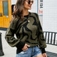 Rocker Vibes Round Neck Sweater - Oh she Rose