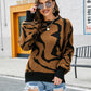 Rocker Vibes Round Neck Sweater - Oh she Rose