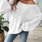 Round Neck Long Sleeve Sweater - Oh she Rose