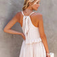 Ruffled Sleeveless Tiered Maxi Dress with Pockets - Oh she Rose