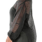 Side Slit Long Sleeve Knit Cover Up - Oh she Rose