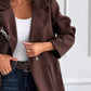 Single - Breasted Trench Coat - Oh she Rose