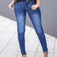 Skinny Fit Washed Jeans - Oh she Rose