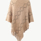 So Pearly Fringe Hem Poncho - Oh she Rose