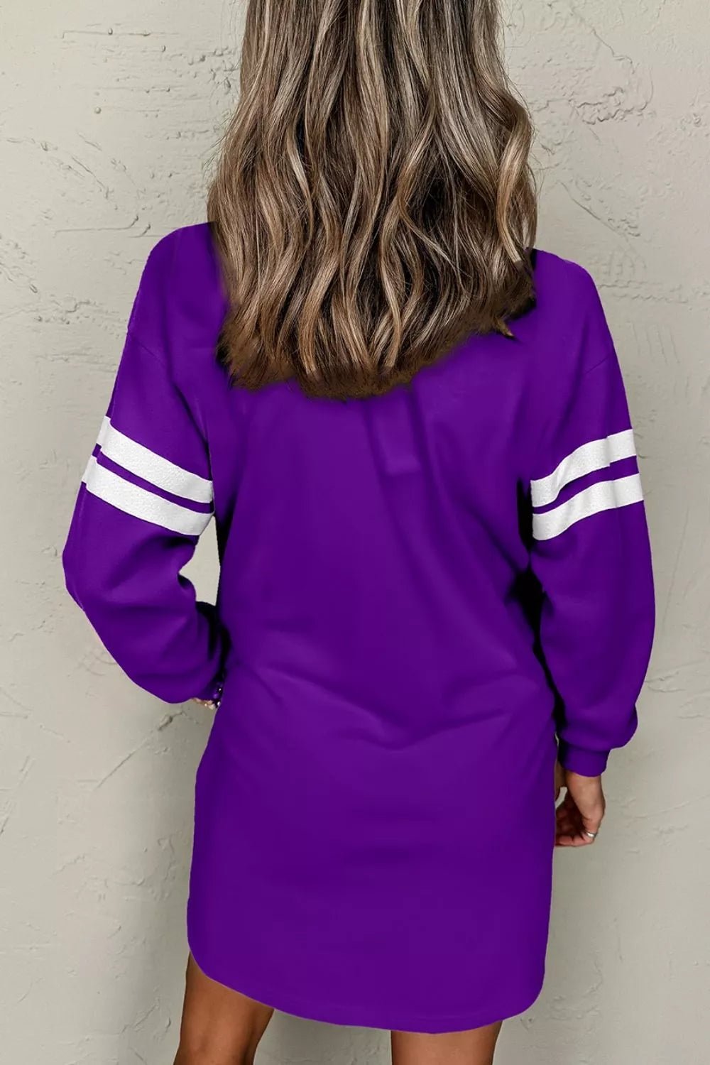 Stripe Sweatshirt Dress - Oh she Rose
