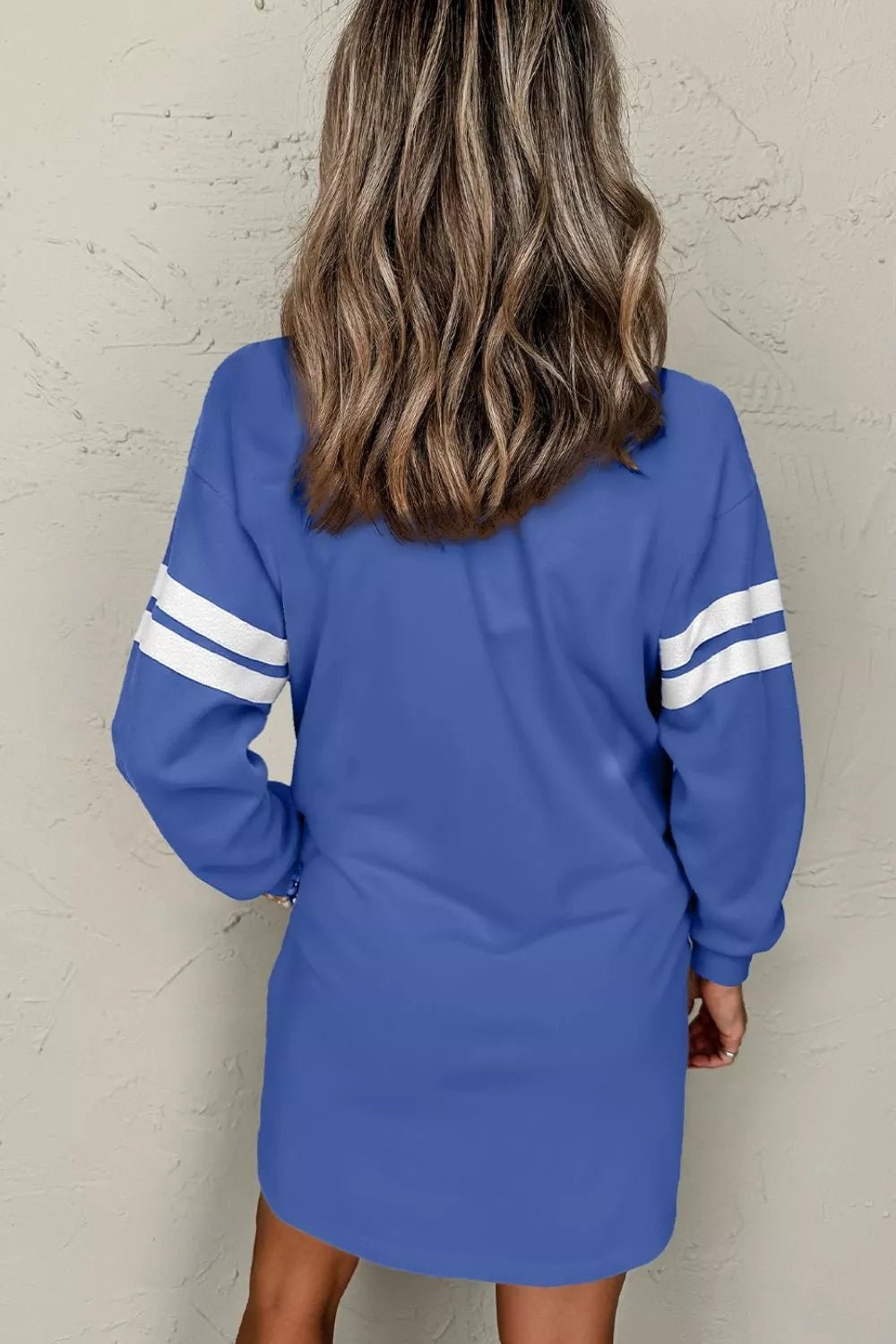 Stripe Sweatshirt Dress - Oh she Rose