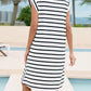 Striped Cap Sleeve Mini Dress - Oh she Rose
