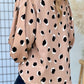 The Christy Animal Print V - Neck Blouse - Oh she Rose