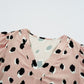 The Christy Animal Print V - Neck Blouse - Oh she Rose