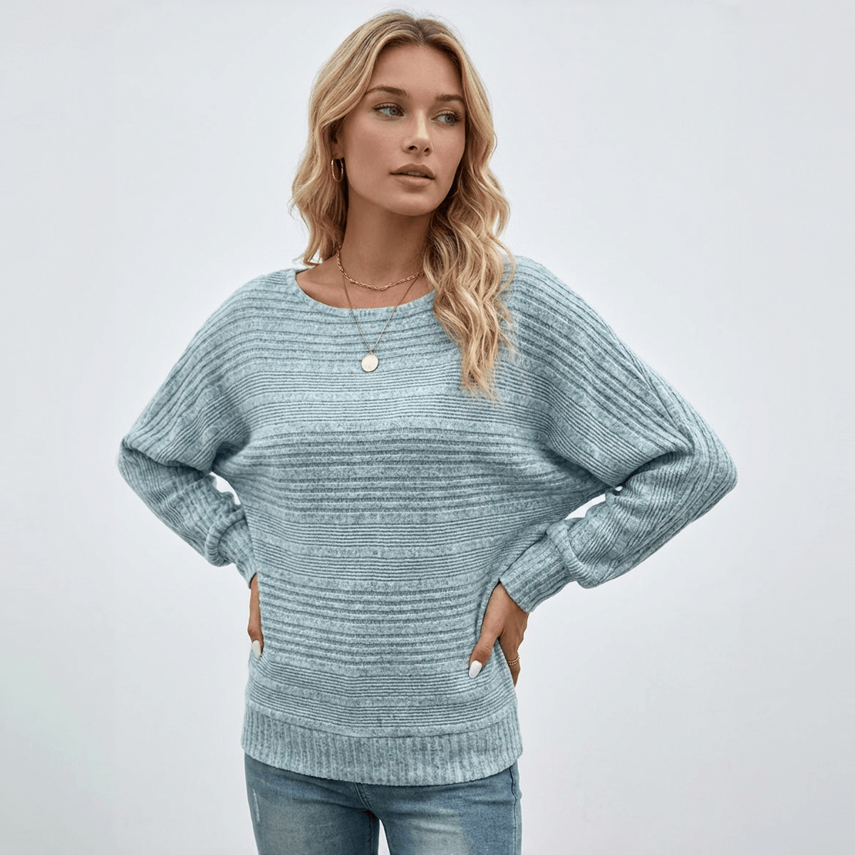 The Coastal Calm Sweater - Oh she Rose