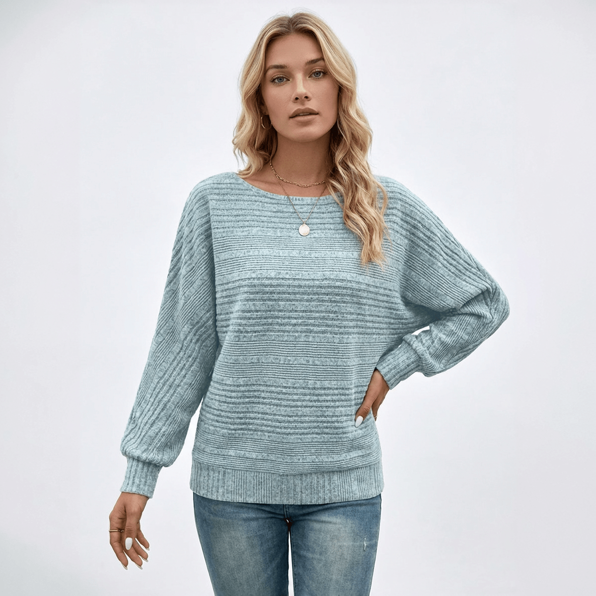 The Coastal Calm Sweater - Oh she Rose