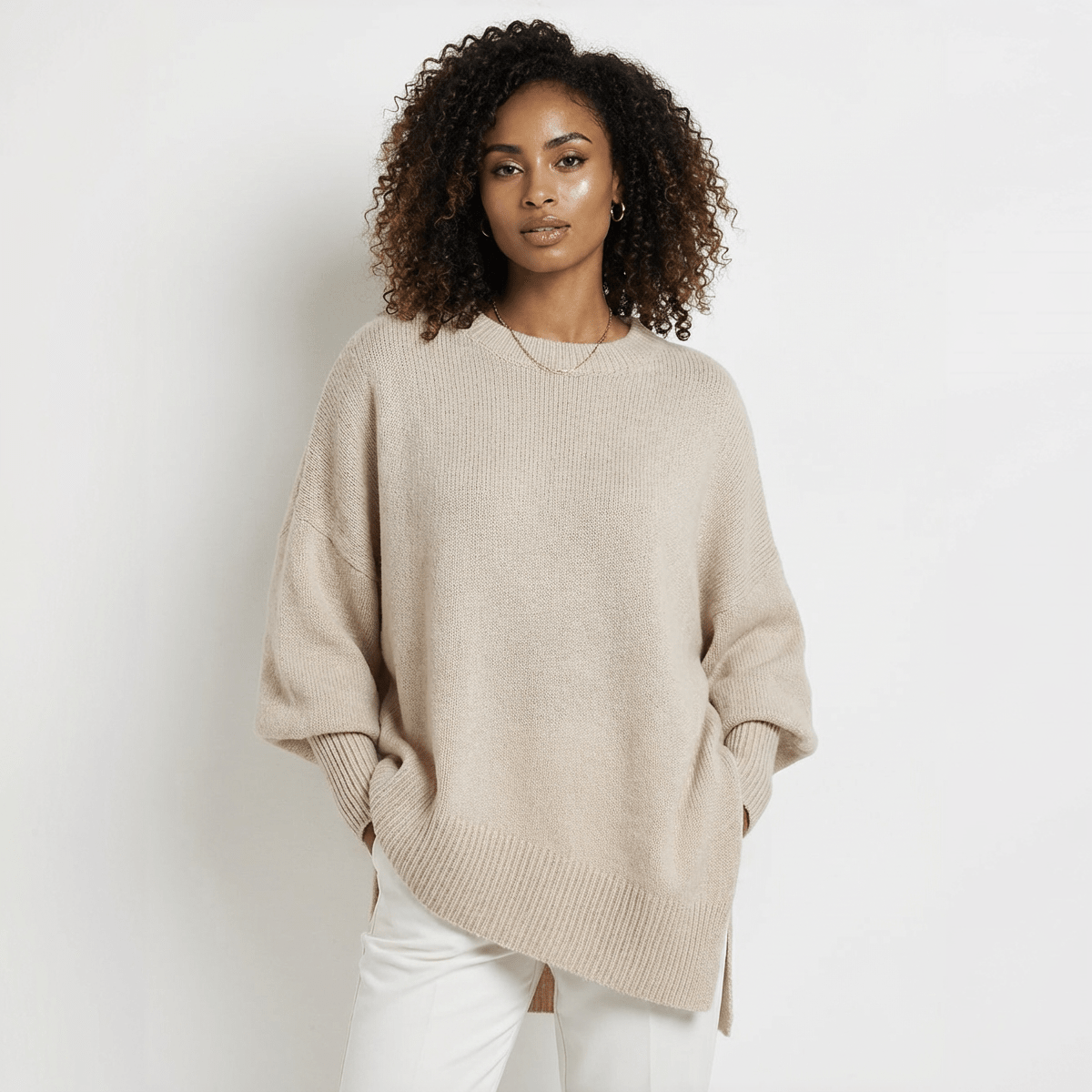 The Elevated Knit Poncho - Oh she Rose